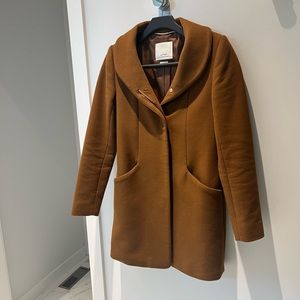 Wilfred cashmere/wool cocoon coat
